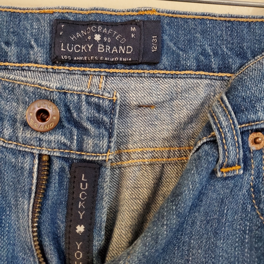 Lucky Brand Sienna Cigarette Distressed Boyfriend Jeans - Picture 3 of 7
